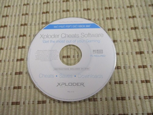 Xploder cheats software - cd, per