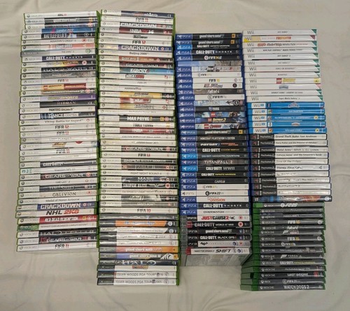 Scratched 165x video games - video,